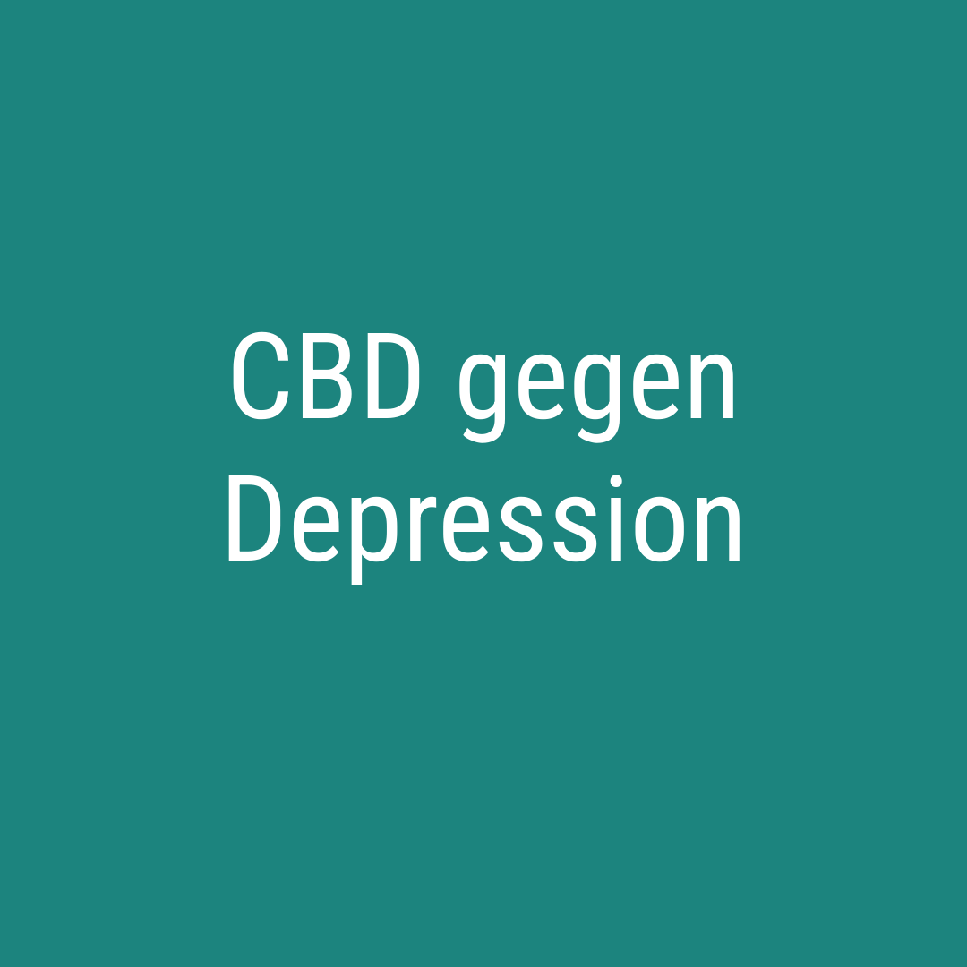 CBD gegen Depression