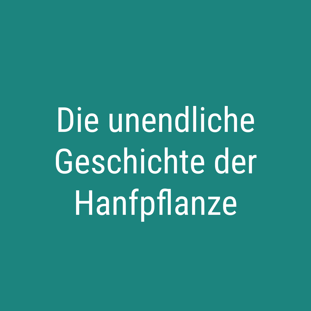 Die unendliche Geschichte der Hanfpflanze