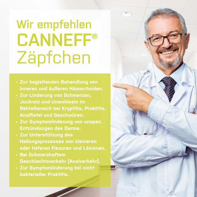 CANNEFF SUP Zaepfchen empfohlen
