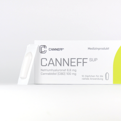 CANNEFF SUP Rektalzäpfchen mit CBD und Hyaluronsäure