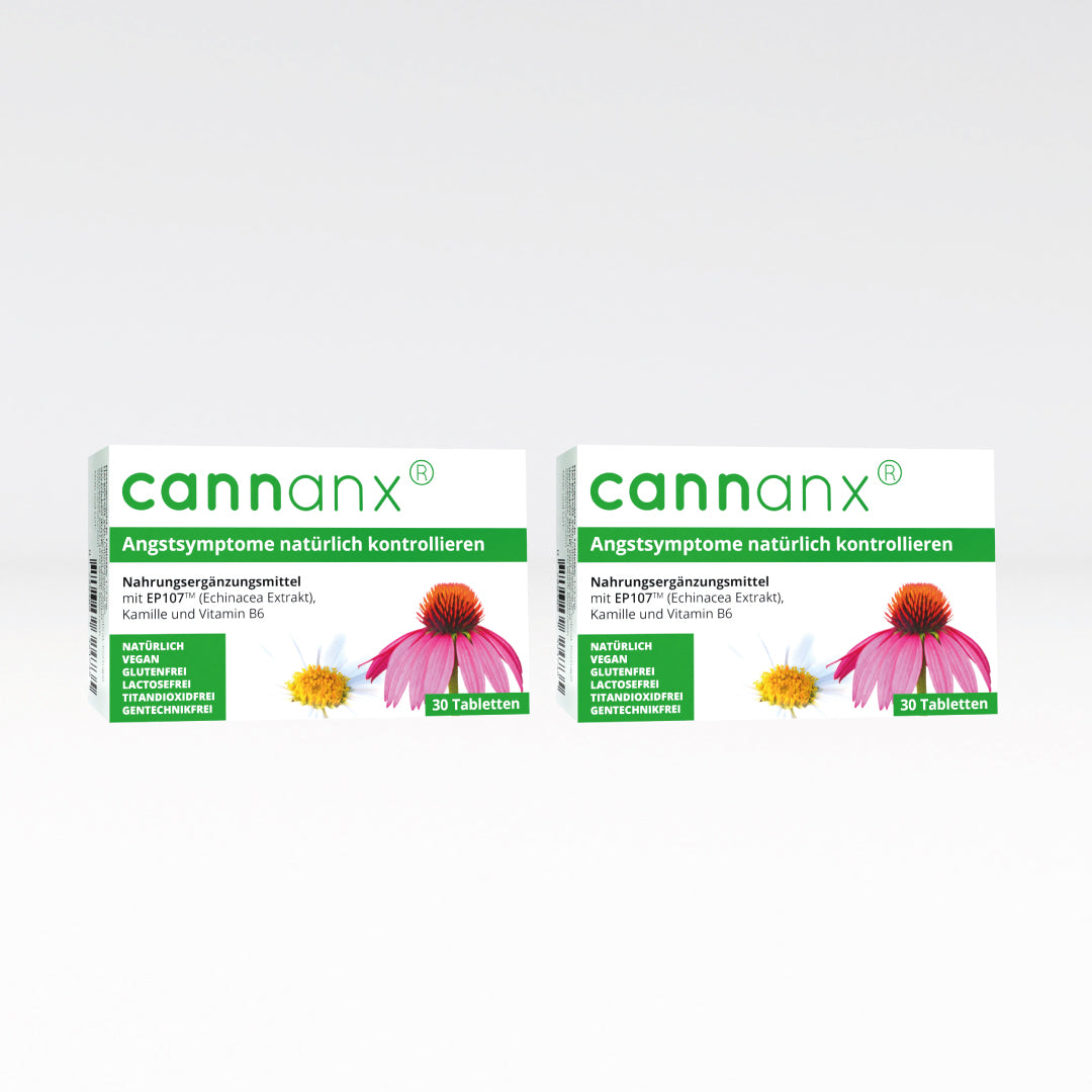 Monatsvorrat cannanx® Tabletten zur Kontrolle von Angstsymptomen