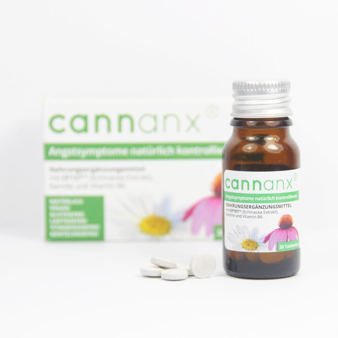 cannanx® tablets for the control of anxiety symptoms