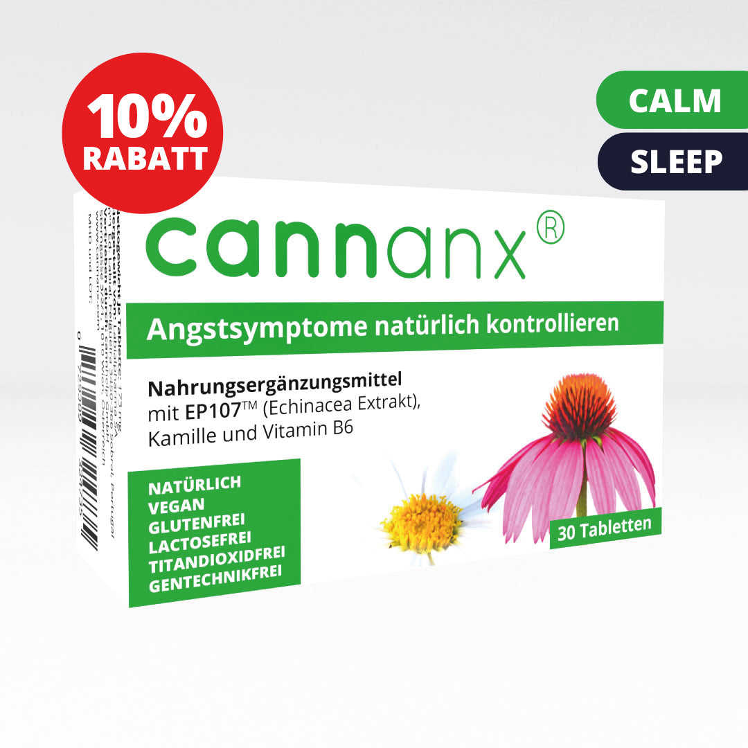 cannanx® tablets for the control of anxiety symptoms